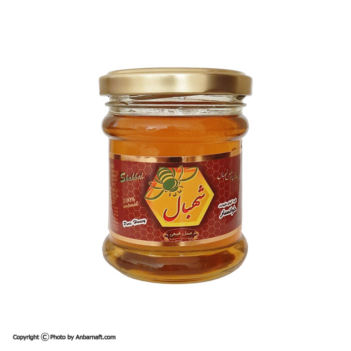 عسل طبیعی چهل گیاه شهبال 280 گرم - شیشه ای