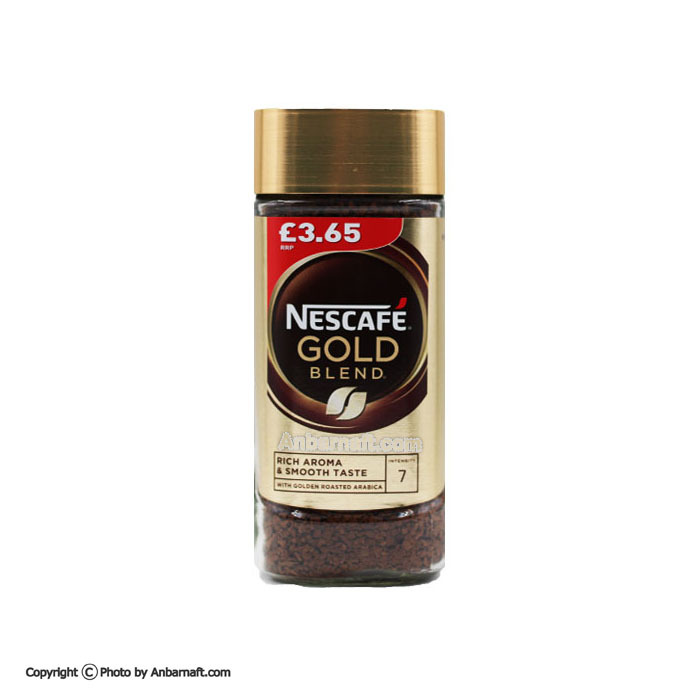 پودر قهوه گلد نسکافه Nescafe Gold - شیشه 200 گرم