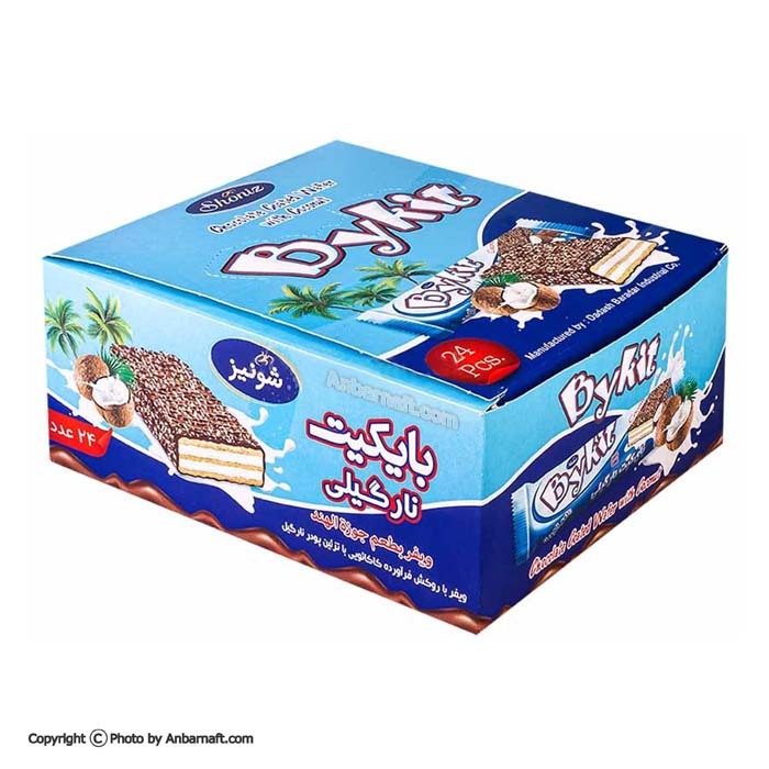  ویفر بایکیت شکلاتی نارگیلی شونیز - 45 گرمی 