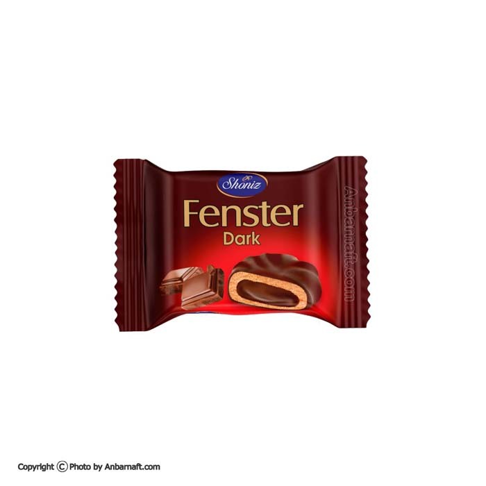 بیسکویت روکشدار با مغزی کرم کاکائویی فنستر شونیز - 500 گرم