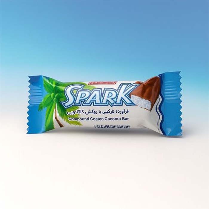  شکلات نارگیلی اسپارک شیرین عسل وزن 18 گرمی 