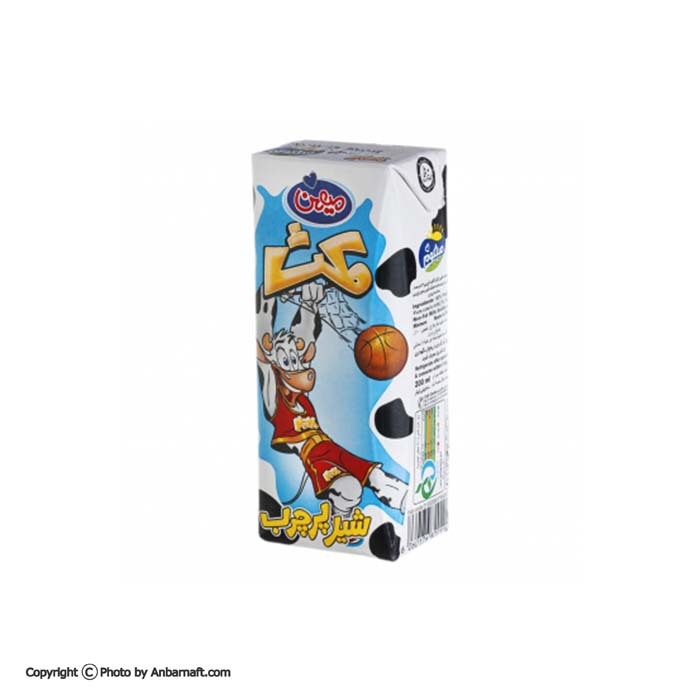  شیر پر چرب نی دار مکث میهن - 200 میلی لیتر 