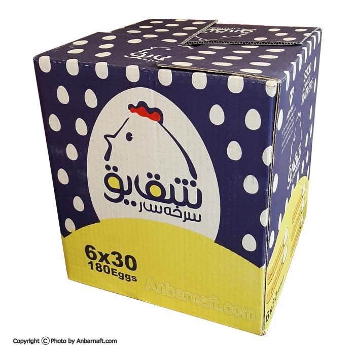  تخم مرغ درشت زرده طلایی شقایق 