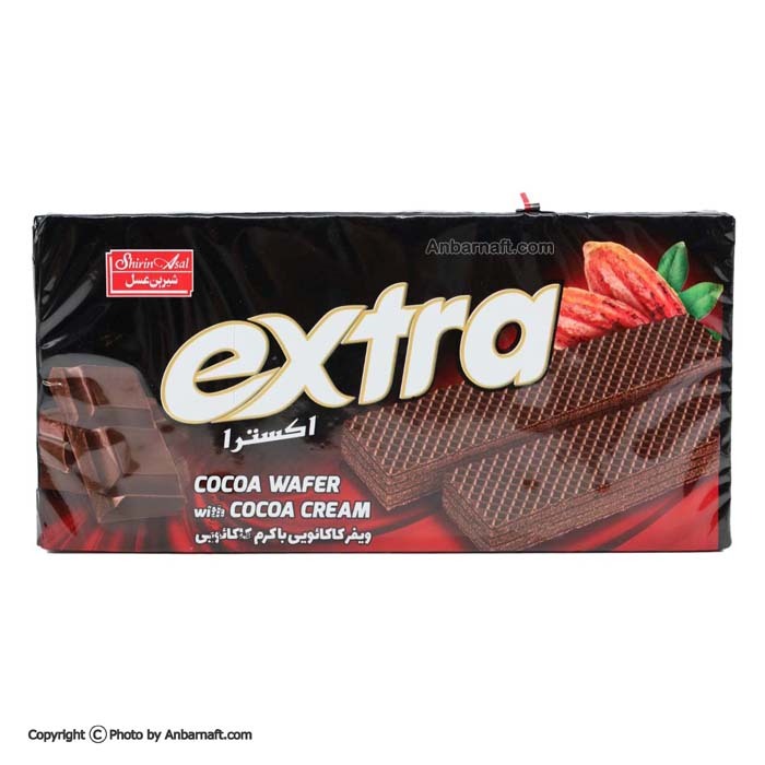  ویفر اکسترا شکلات تلخ شیرین عسل - 130 گرم 