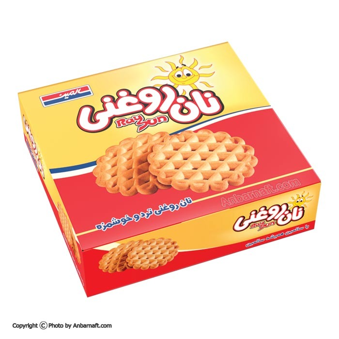 بيسکويت نان روغنی پذیرایی سالمین - 700 گرم 