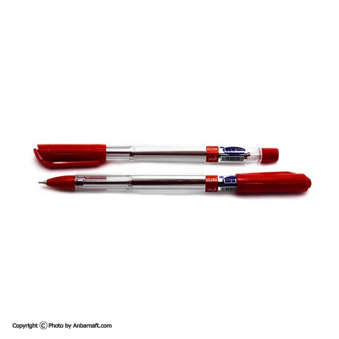 خودکار قرمز سلنا نوک 0.7 میلیمتر 