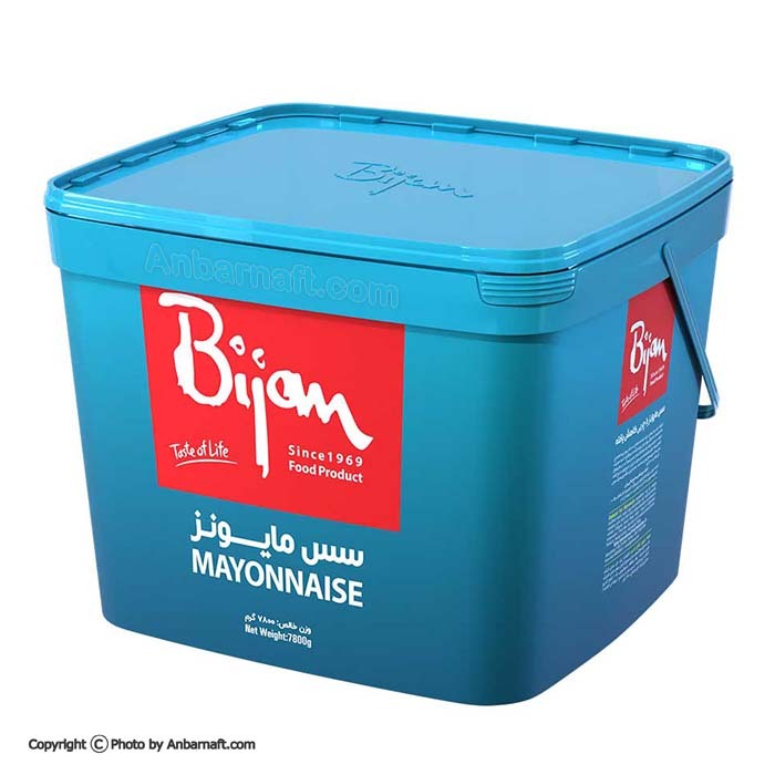 سس مایونز پر چرب بیژن دبه 7800 گرمی