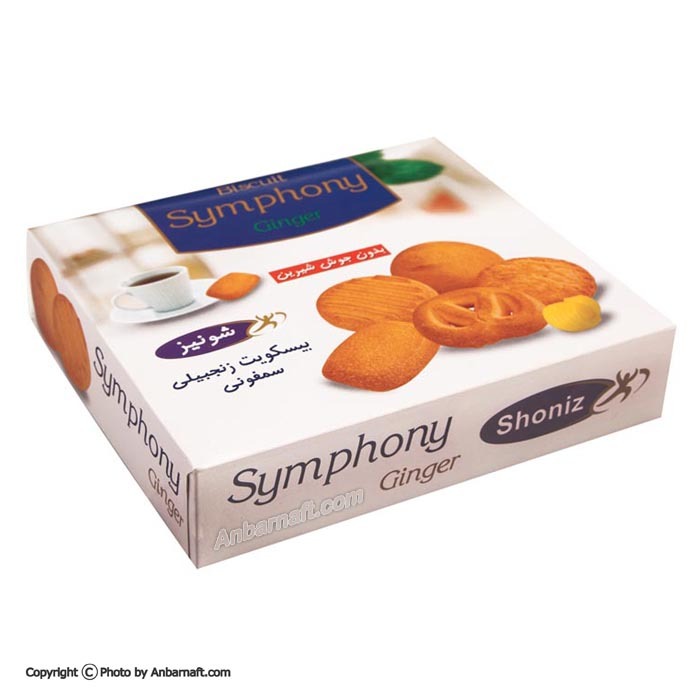  بیسکویت زنجبیلی سمفونی شونیز - 380 گرم 