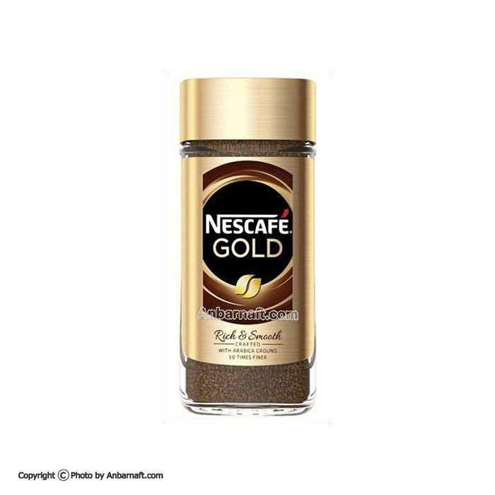 پودر قهوه گلد نسکافه Nescafe Gold - شیشه 100 گرم